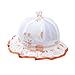 toiasnu Sonnenhut Baby, Sommer- Atmungsaktiv Mesh Faltbarer Fischerhut Schatten Sonnenschutz Einstellbar Damen Hut für 3-12 Monat Baby-Orange-One Size