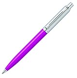 Sheaffer Sentinel Fuchsia Ballpoint Pen with Brushed Chrome Cap