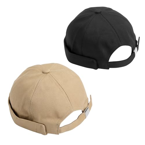 GZRXIOUS Gorra de Docker algodón, Gorro de Docker Beanie Gorra Unisex Gorro de Pescador Sombrero de Trabajador de Puertos