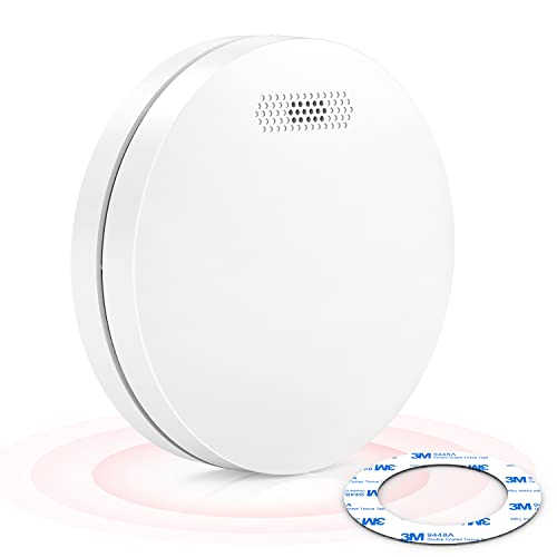 CPVAN Detecteur de Fumée [Standalone], 10 Ans de Batterie, Détecteurs de Fumée, Alarme Incendie Detecteur Fumee, Testé par Le TÜV, EN14604 & CE Certifié, 1 Pièces Cover