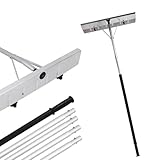 MBBTAG Schneeschaufel Dach, photovoltaik schneeschieber, schneeschieber pv anlage, Rutschfester Griff, schneeschieber Dach, dachschneeräumer, schneeschieber mit rädern