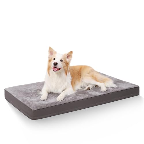 KSIIA Camas Perro Ortopédica Extra Grande, 105x70, Cama para Perros XL, Colchon Cojín Colchoneta...