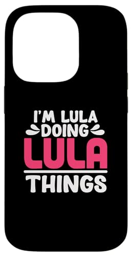 Image of Personalized First Name I'm Lula Doing Lula Things Case for iPhone 14 Pro