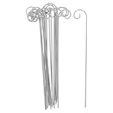PAMINGONO 20stücke Schäferhaken Aus Metall Für Garten Hohe Gartenstecker Für Pflanzenetiketten Laternen Und Dekorationen Wetterfest Und Langlebig Blumenarrangements