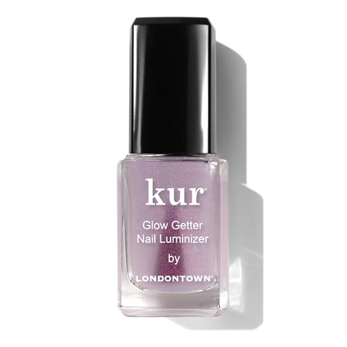 LONDONTOWN Glow Getter Nail Luminizer One-Step Nail Treatment with Hexanal & Shimmer for Stronger Healthier Glossier Nails No Base or Top Coat Needed 0.4 Fl Oz