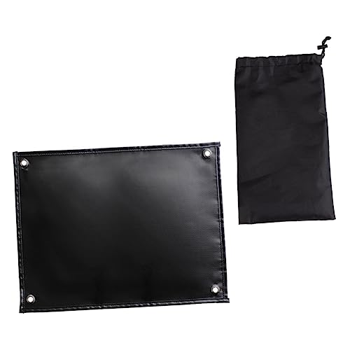 ibasenice Portable Grill Blanket Fireproof Mat Outdoor Rug Welding Blanket Heat Insulation