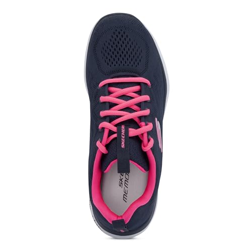 Image of Skechers Womens Summits Navy Hot Pink Casual Slip On Shoe