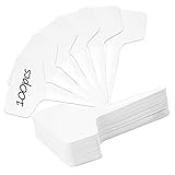 100pcs T-Type Plant Tags, Plant Labels Garden Labels Markers Nursery Label PVC Garden Tag for Garden...