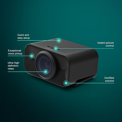 Webcam USB 4K EPOS Expand Vision 1 pour réunions PC et vidéoconférence