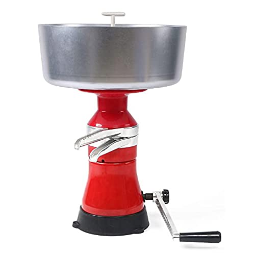 Separador manual de nata/Centrífuga de cocina/Máquina desengrasante para convertir leche cruda o entera en nata y leche desnatada para leche de oveja, leche de cabra u otros productos lácteo