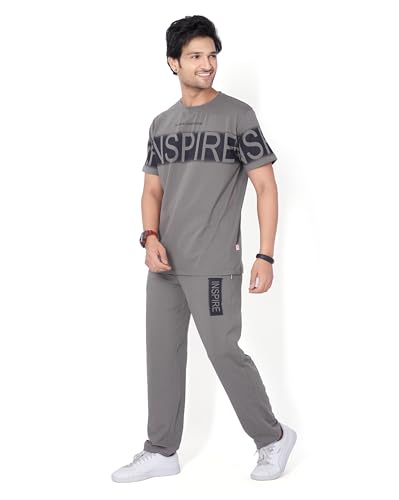 Image of WEET Cotton T-Shirt and Pyjama Set for Men,Night Wear for Men,Men's Pyjama Set 122