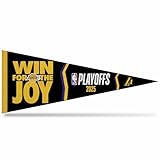 Rico Industries Fanion mural en feutre NBA Basketball Los Angeles Lakers 2025 Playoffs Liftoff Always Us 30,5 x 76,2 cm – Idéal pour la maison/la chambre à coucher/la décoration de grotte d'homme