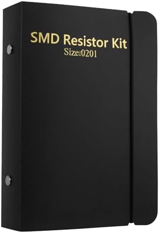 0201 Resistors Kit, 1% SMD Resistor Assorted Folder