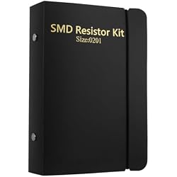 0201 Resistors Kit, 1% SMD Resistor Assorted Folder,170value x 50pcs = 8500pcs,Sample Book Kit for Electronic Components. (Resistor-0201)