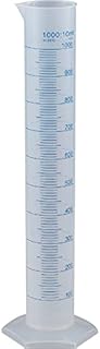 TRUSCO MS1000 Female Cylinder, 33.8 fl oz (1,000 ml), Blue Scale Included, PP