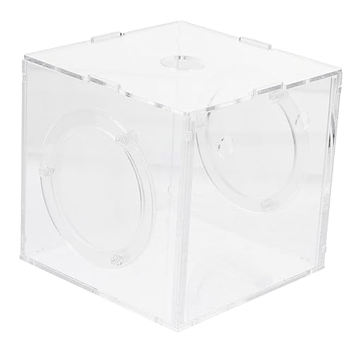 iplusmile 箱 インキュベーター 水槽ネット フィルター付き水槽 魚かごネット 魚の飼育 ポンプ 植物 孵化 魚 ケース 魚飼育用ホルダー 魚卵飼育ケース 水槽の供給 魚の繁殖用品 アクリル