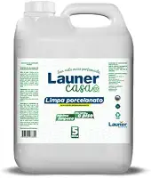 Limpa Porcelanato Profissional Concentrado Limpador de Alto Rendimento para Pisos, Mármore e Cerâmica Remove Sujeiras Difíceis sem Danificar Launer Casa 5L