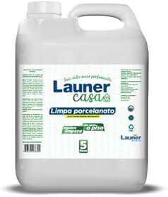 Limpa Porcelanato Profissional Concentrado Limpador de Alto Rendimento para Pisos, Mármore e Cerâmica Remove Sujeiras Difíceis sem Danificar Launer Casa 5L