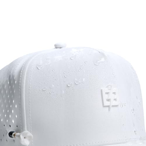 Image of BRIMZ Golf Performance Hat - Tee Holder & Magnetic Brim - Breathable Sweat & Water Resistant Golfing Snapback Cap