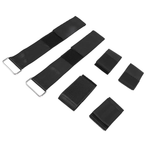 POENVFPO Correas de Tobillo con Mancuernas, Correas de Tobillo de Nailon de Peso Ajustable, Accesorio de Pie Cómodo y Transpirable con Mancuernas para Entrenamiento de Fuerza (Black)