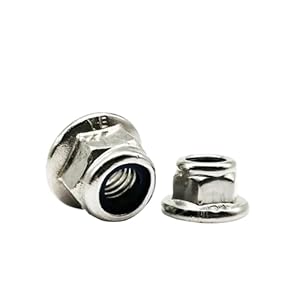 Dlntxfdg DLNTXFDG M10 Flansch-Sechskantmutter 2 Stück