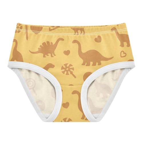 Girls' Underwear Dinosaur Dino Toddle Brief Panties 2-8 Years 20300696