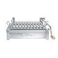 Grillcorp Junior Argentine Grill – Portable & Built-in 100% Stainless Steel BBQ with Lifting System & Drip Pan – Fits Junior Grillcorp Roasting Box – Outdoor Cooking & Camping Accessory