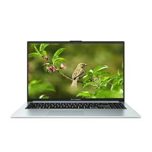 ASUS 2025 Lightweight Laptop, 15.5″ FHD OLED Display, Intel i3 Processor Up to 3.79GHz, 8GB Ram, 256GB SSD, Backlit Keyboard, Super-Fast WiFi, HDMI, Windows 11 OS, Pastel Blue (Renewed)