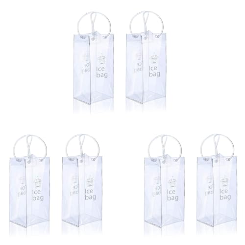 Bolsa de vino de hielo flexible para evitar goteos y enfriar champán en cualquier lugar 2
