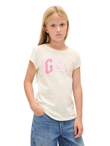 Image of Gap Girls Short Sleeve Logo Tee T-Shirt