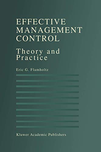 Effective Management Control: Theory and Practice view 2