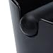 aqxreight Bevel Connection Coffee Knock Box Black Mini Grounds Knock Box with Bar Coffee Dump Bin Container the Ice to in Trash the Need Problem No Through All Trash Kitchen