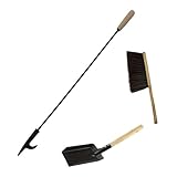 【Polyvalent】 : Cet outil pour cheminée convient à une utilisation intérieure et extérieure, à la maison, dans la cuisine, en camping, en randonnée, en pique-nique, au jardin, sur , lors de feux de camp et en en camping-car, pour une cheminée efficace et propre.