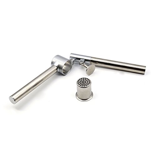 Stainless Steel Garlic Press, Cloves Crusher, Garlic Mincer Kitchen Tool, Ergonomic Handle Ginger Squeezer