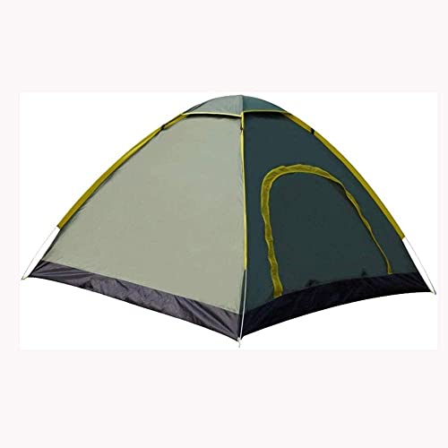 Tente de camping 1-3 personnes imperméable avec double porte et auvent de ventilation