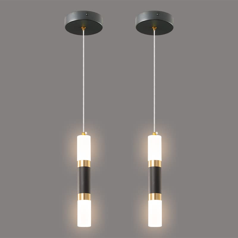 Suspension de chevet de chambre avec éclairage LED variable (lot de 2)
