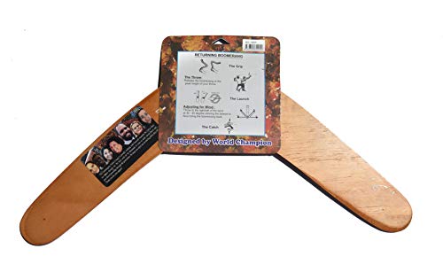 Finecraft Australia Large Boomerang For Kids And Adults- Easy Returning #TOP2