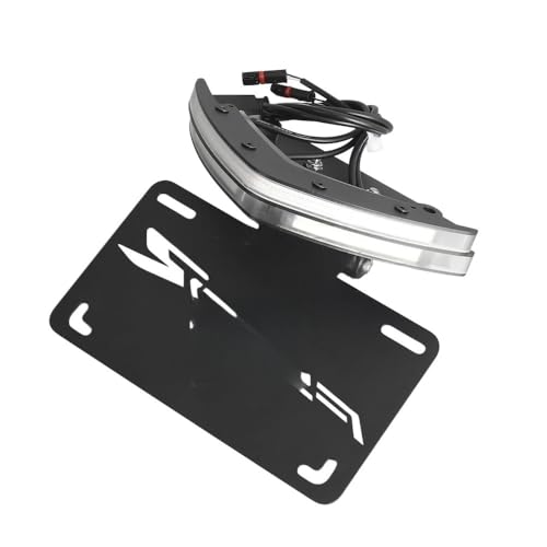 Support poupée mobile et plaque arrière avec lumière LED pour moto F900R
