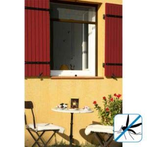 KOCOON Moustiquaire Enroulable alu Marron 125 x h.150 cm