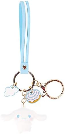 Excefore Cartoon Keychain Premium Cute Kawaii Accessories Anime Keyring, Key Purse Handbag Charms Pendant Cute Car Key Chain Creative Gift for Women, Blue