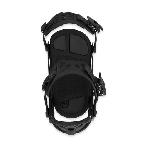 Ride A-8 Mens Snowboard Bindings, L, Black