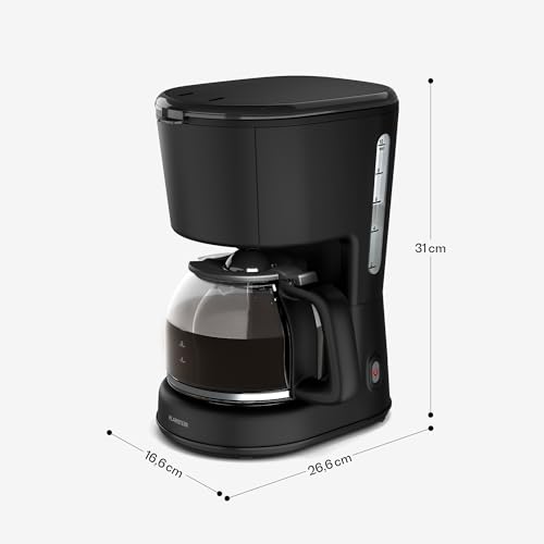 KLARSTEIN Velaire Filter Coffee Maker – Stylish Coffee Machine, 1.25 L Capacity for Up to 10 Cups, 900 W Quick Brewing, 30 Min Keep-Warm Feature - Image 4