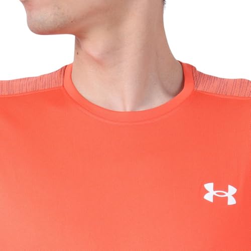 Maillot UA Tech Utility SS Under Armour respirant orange Fire S - 6