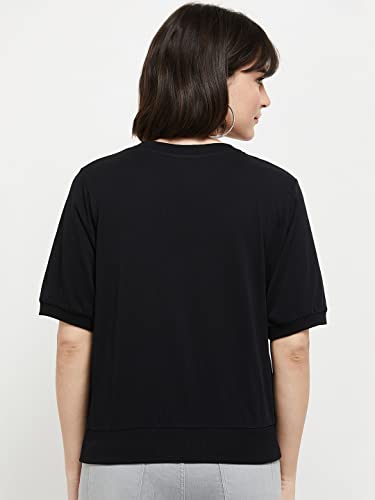 Image of Max Women Regular Fit Friends Printed Round Neck Tshirt