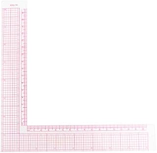 Plastic L-Square Shape Ruler French Curve Sewing Measure Professional Tailor Craft Tool Tailor Drawing Sewing Ruler ((5808))