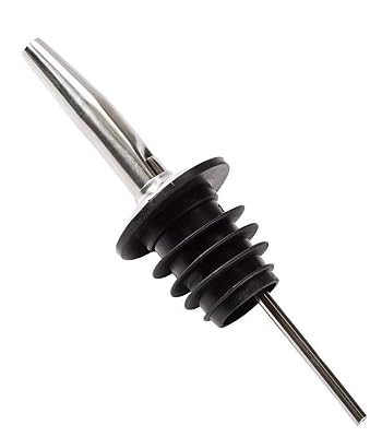 Image of Dynore Stainless Steel Tall Peg Measure 20 & 40 ml with 2 Wine Pourer