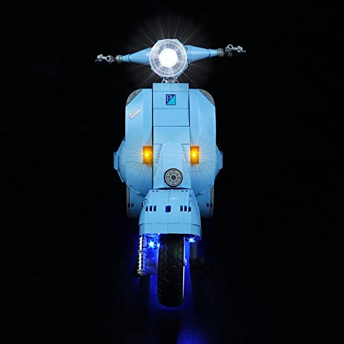 FULHOLPE LED Beleuchtung Lichtset für Lego Vespa 125 Vintage Roller Modellbausatz, LED Licht Kit Beleuchtungsset… – Bild 4