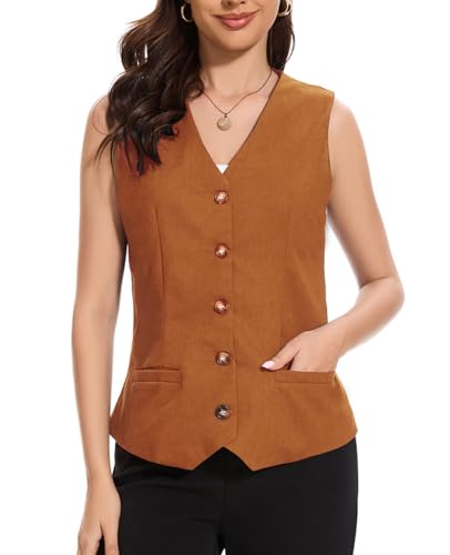 Gilet court en lin pour femme idéal pour vos soirées d'été