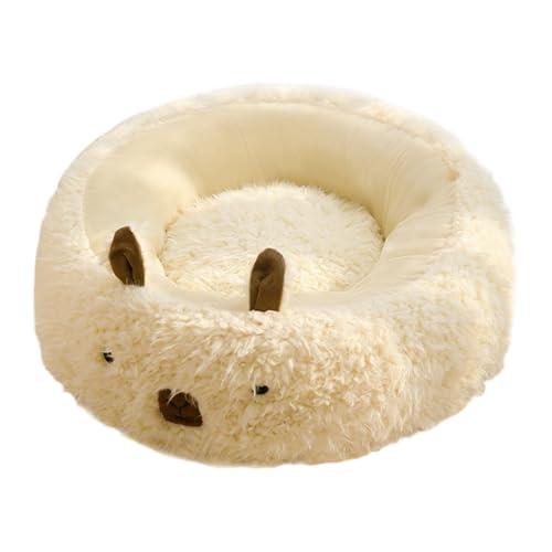 Caseta para perros y gatos | antideslizante cueva para descanso de animales domésticos – Cama calmante y acogedora para gatos pequeños, para gatos y cachorros de talla pequeña, mediana y grande, para
