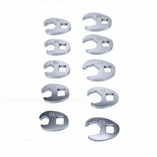 Dpofirs �t���A �i�b�g �N���E�t�b�g �����` �Z 3/8 �C���` �h���C�u 10-19mm |�u���[�L�R���p���[�X�e�A�����O�_�f�Z���T�[�p�I�[�v���G���h��10��